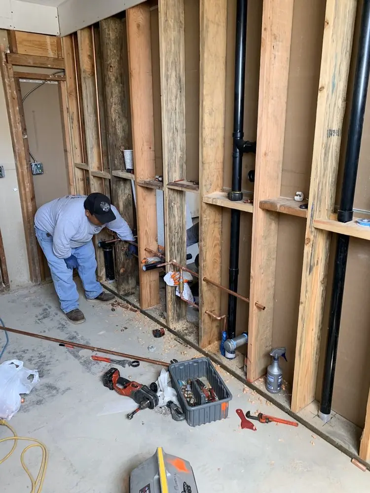 Commercial rough-in plumbing for Commercial Plumbing in Willow Grove
